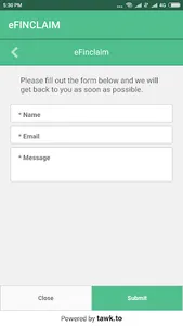 eFinclaim screenshot 7