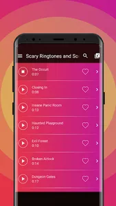Scary Ringtones and Sounds screenshot 2