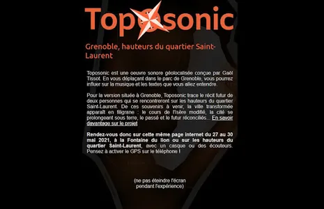 Toposonic screenshot 2