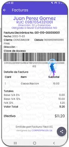 Factura Fácil EC screenshot 0