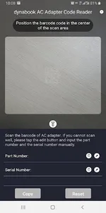 dynabook AC Adapter Code Reade screenshot 0