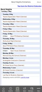 Beryl Heights Elementary & PTA screenshot 1