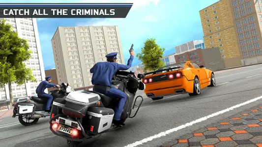 US Police Gangster Bike Game screenshot 1