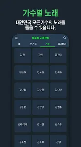 트로트 노래감상 - 트로트 노래 모음 듣기 screenshot 2