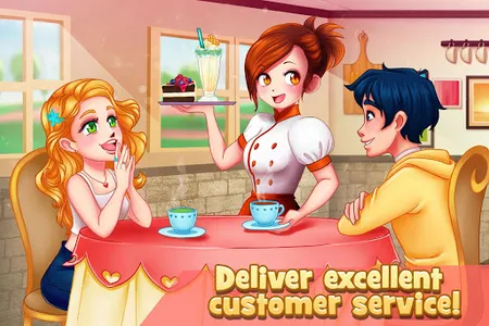 Dessert Chain: Café Waitress & screenshot 1