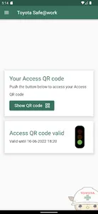 Toyota Safe@Work screenshot 2