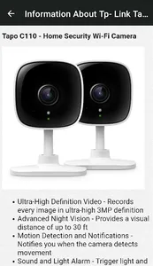 Tp-Link Tapo Camera Guide screenshot 0