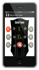 Easy Guitar Tuner screenshot 1