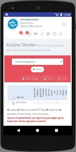 e-Kurankursu Öğrenci Bilgi screenshot 4