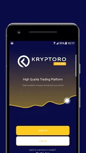 Kryptoro Trade screenshot 1