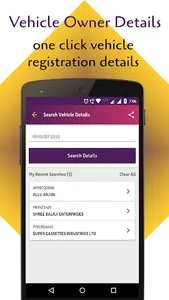 RTO Vehicle Information App screenshot 0