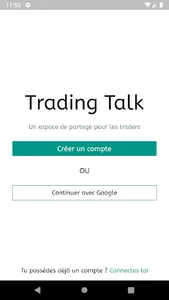 Trading Talk - Réseau social d screenshot 0