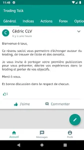 Trading Talk - Réseau social d screenshot 2