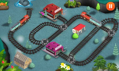 Train Driving Puzzle Simulator screenshot 1