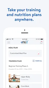 eFit Trainer screenshot 1