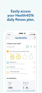 Health401k screenshot 1