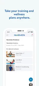Health401k screenshot 2