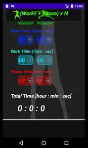 MuscleAppTimer screenshot 2
