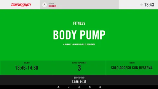 Trainingym - Booking screenshot 8
