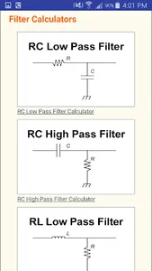Electric Circuit Calculators screenshot 0