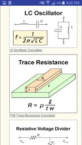 Electric Circuit Calculators screenshot 6
