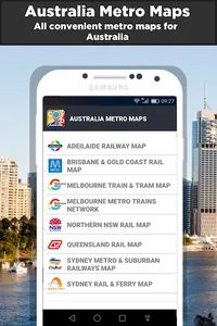 Australia Rail & Metro Maps screenshot 0