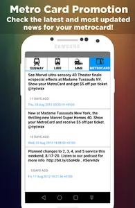 NYC Transit Service & News screenshot 1