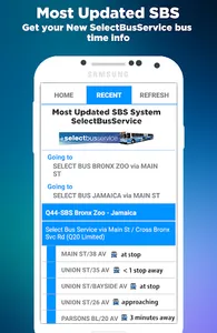 NYC Bus Time App screenshot 0