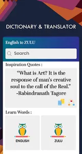 Zulu English Translator screenshot 1