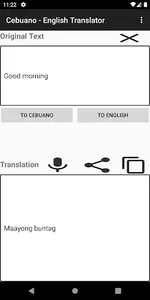 Cebuano - English Translator screenshot 0