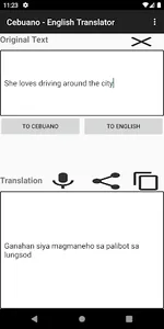 Cebuano - English Translator screenshot 4