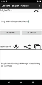 Cebuano - English Translator screenshot 5
