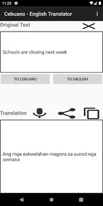 Cebuano - English Translator screenshot 8