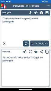 Traducteur Français Portugais screenshot 1