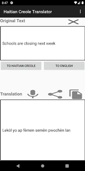 Haitian Creole Translator screenshot 14