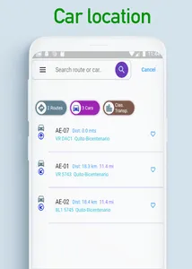 Transporty App transport units screenshot 4