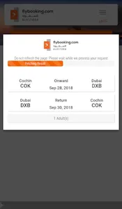 FlyBooking screenshot 2
