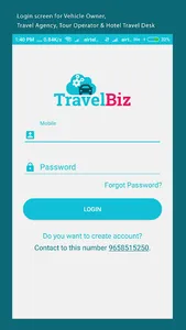 TravelBiz - oneway taxi servic screenshot 0