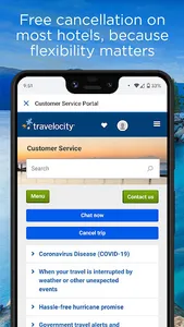 Travelocity Hotels & Flights screenshot 1