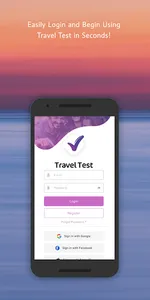 TravelTest App screenshot 0