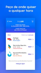 Trazaki - Peça gás e água, com screenshot 2