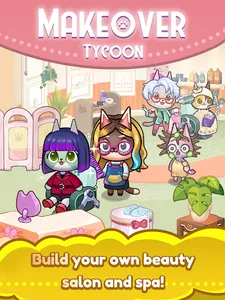 Idle Cat Makeover: Hair Salon screenshot 12