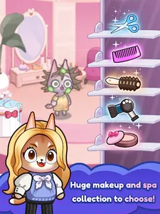 Idle Cat Makeover: Hair Salon screenshot 14