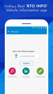 RTO Info - Find Vehicle Owner  screenshot 1