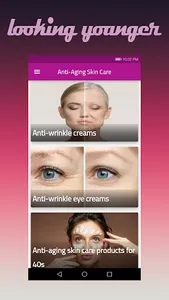 anti aging skin care screenshot 1