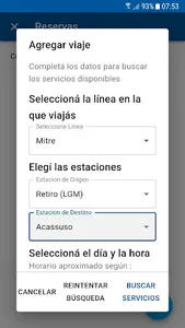 Reserva tu tren screenshot 2