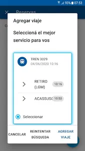 Reserva tu tren screenshot 5