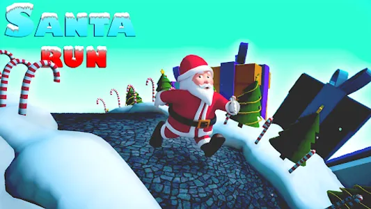 Santa Run: Xmas Santa Runner screenshot 0