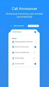 Smart call name announcer app screenshot 1