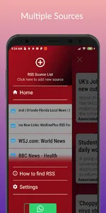 RSS Reader screenshot 1